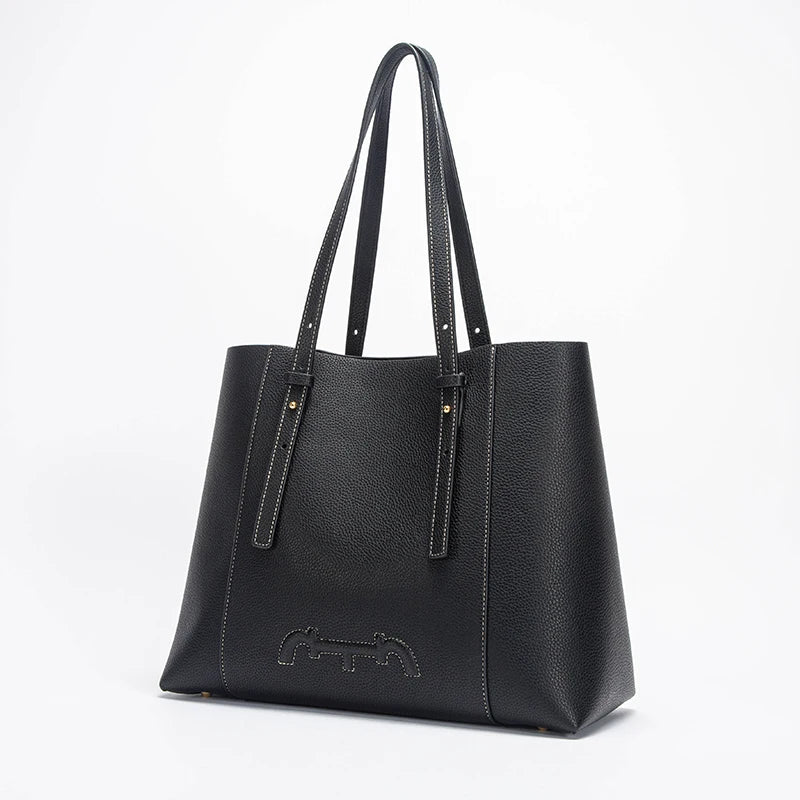 sac de cours luxe noir