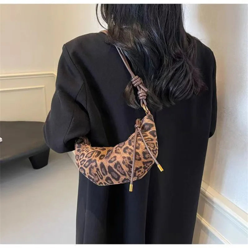 sac banane leopard porte epaule