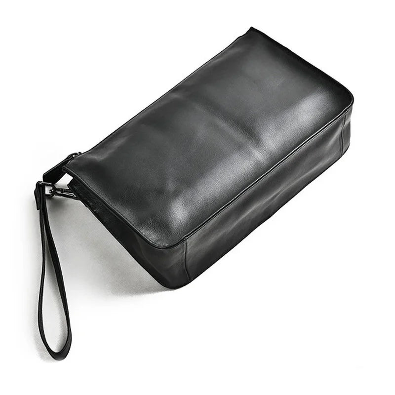 pochette a main pour homme en cuir