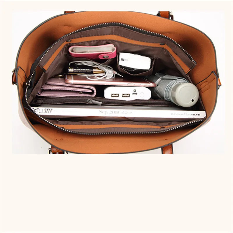 interieur du grand sac cabas femme