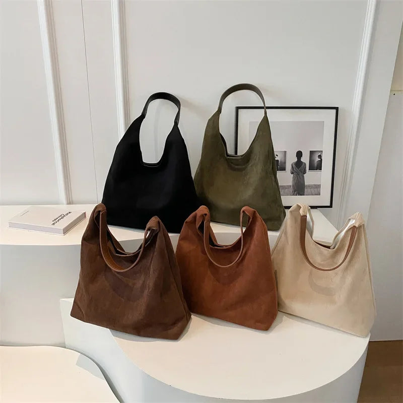 sac besace en daim colore