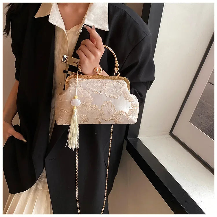 minaudiere chic fleuri