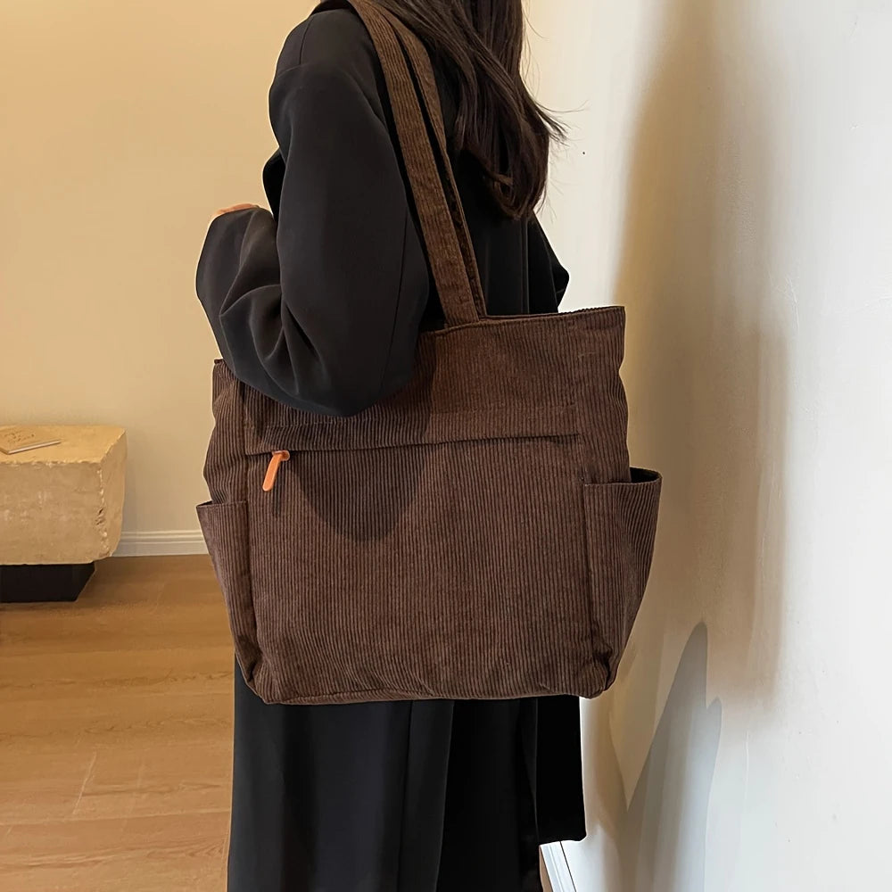 sac a main ecole marron epaule