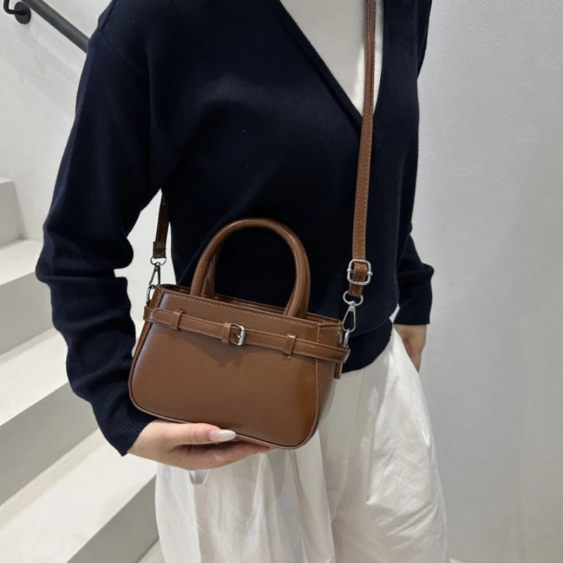 petit sac a main marron bandouliere