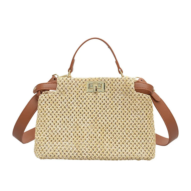 Sac raphia luxe best sale
