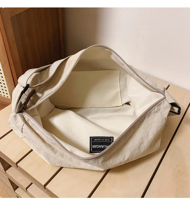 interieur du sac besace en toile
