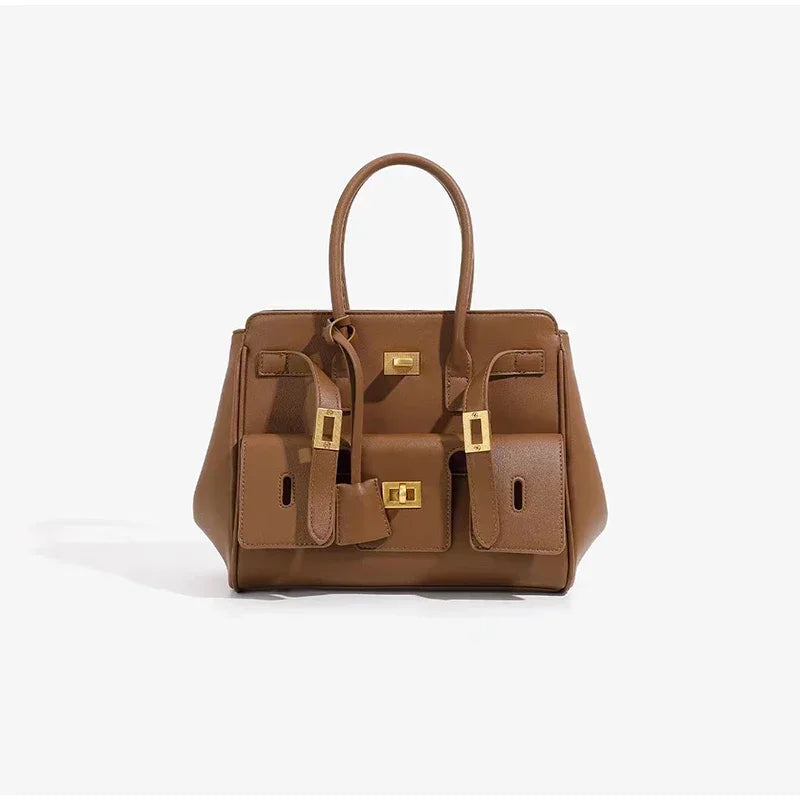 petit sac cabas marron