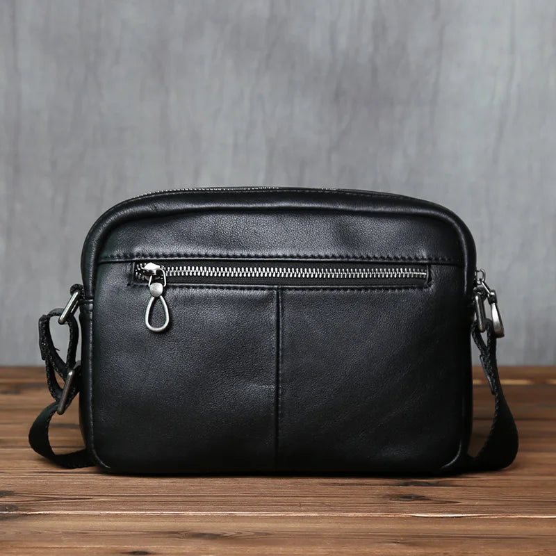 dos du sac bandouliere homme noir