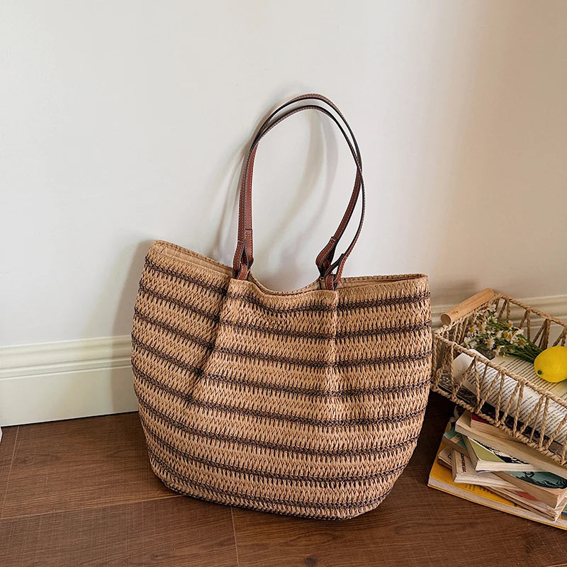 sac cabas plage beige