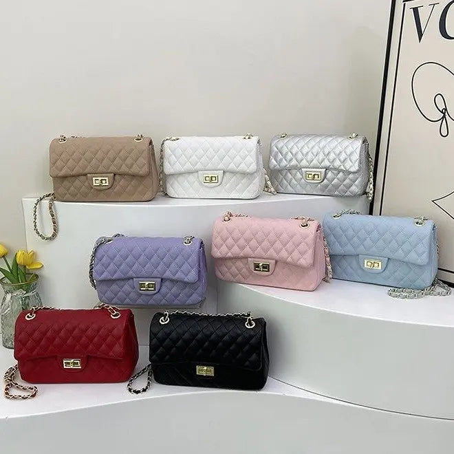 sac bandouliere matelasse femme colore