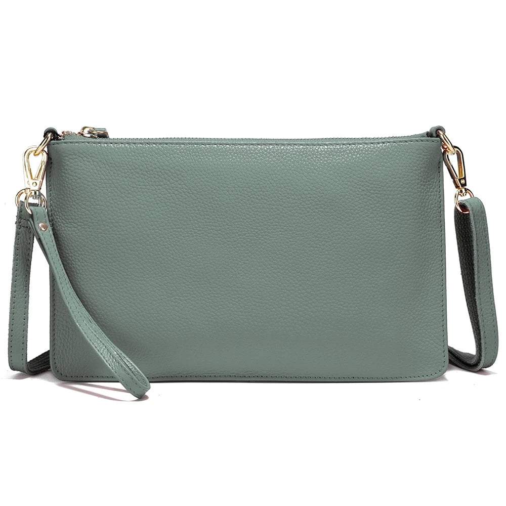 Petite pochette bandoulière femme en cuir