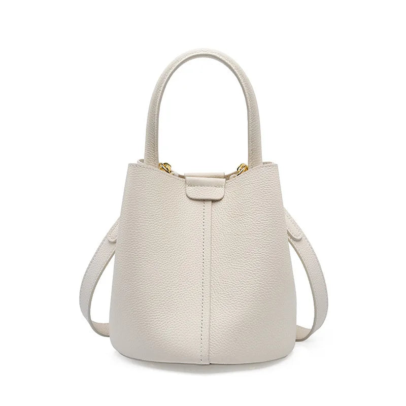 sac a main bourse en cuir blanc