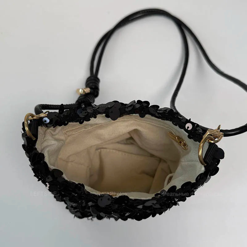 inteiruer du Sac Bandouliere Paillettes