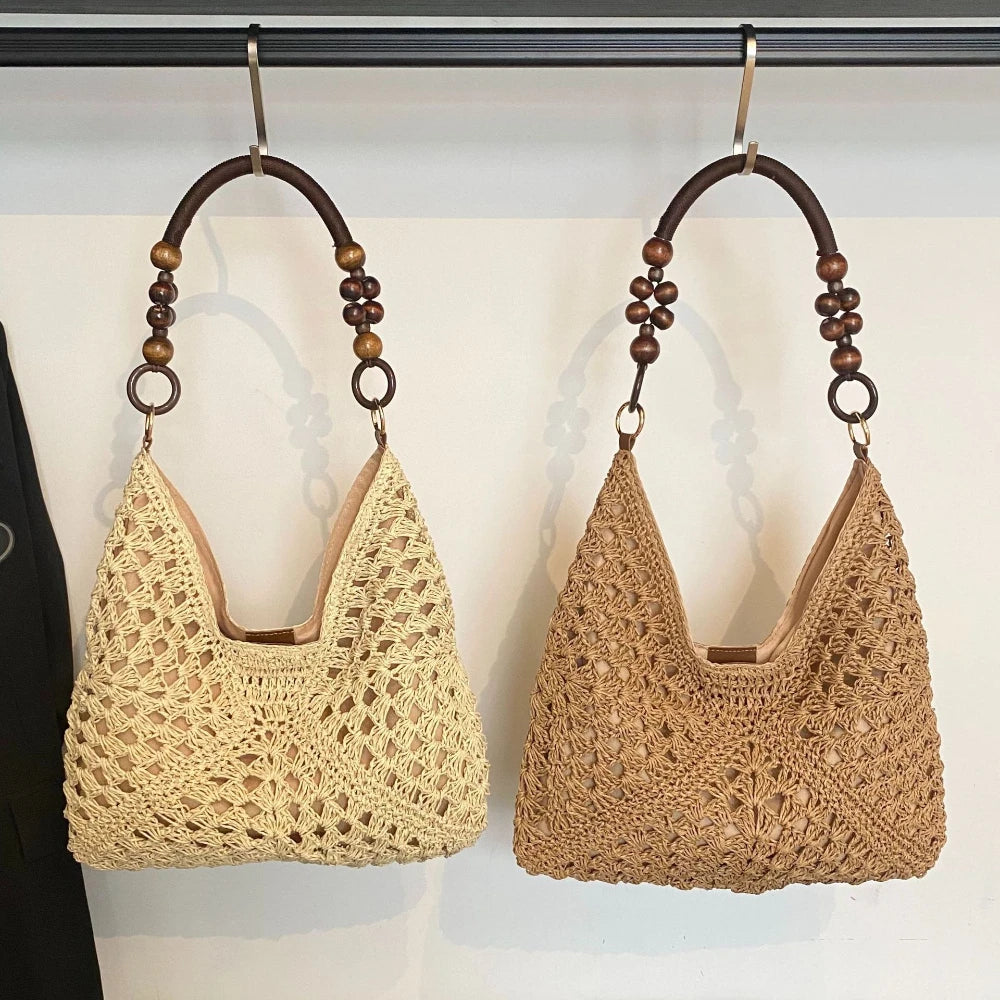 sac paille femme