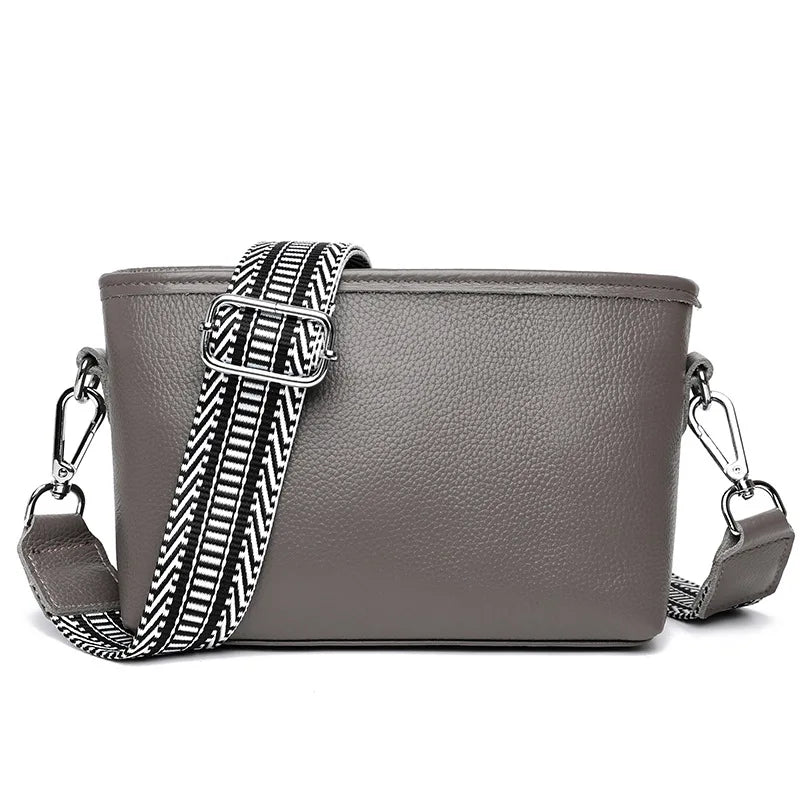 sac bandouliere large gris