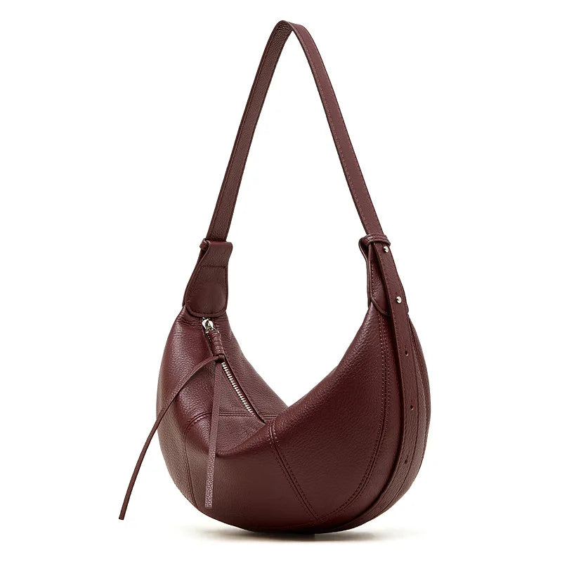 sac banane cuir