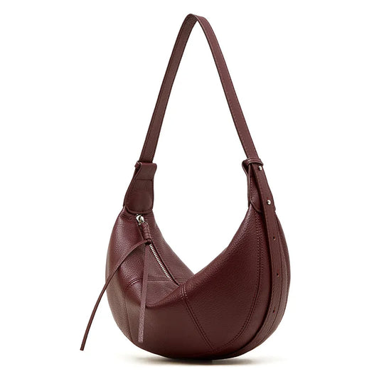 sac banane cuir