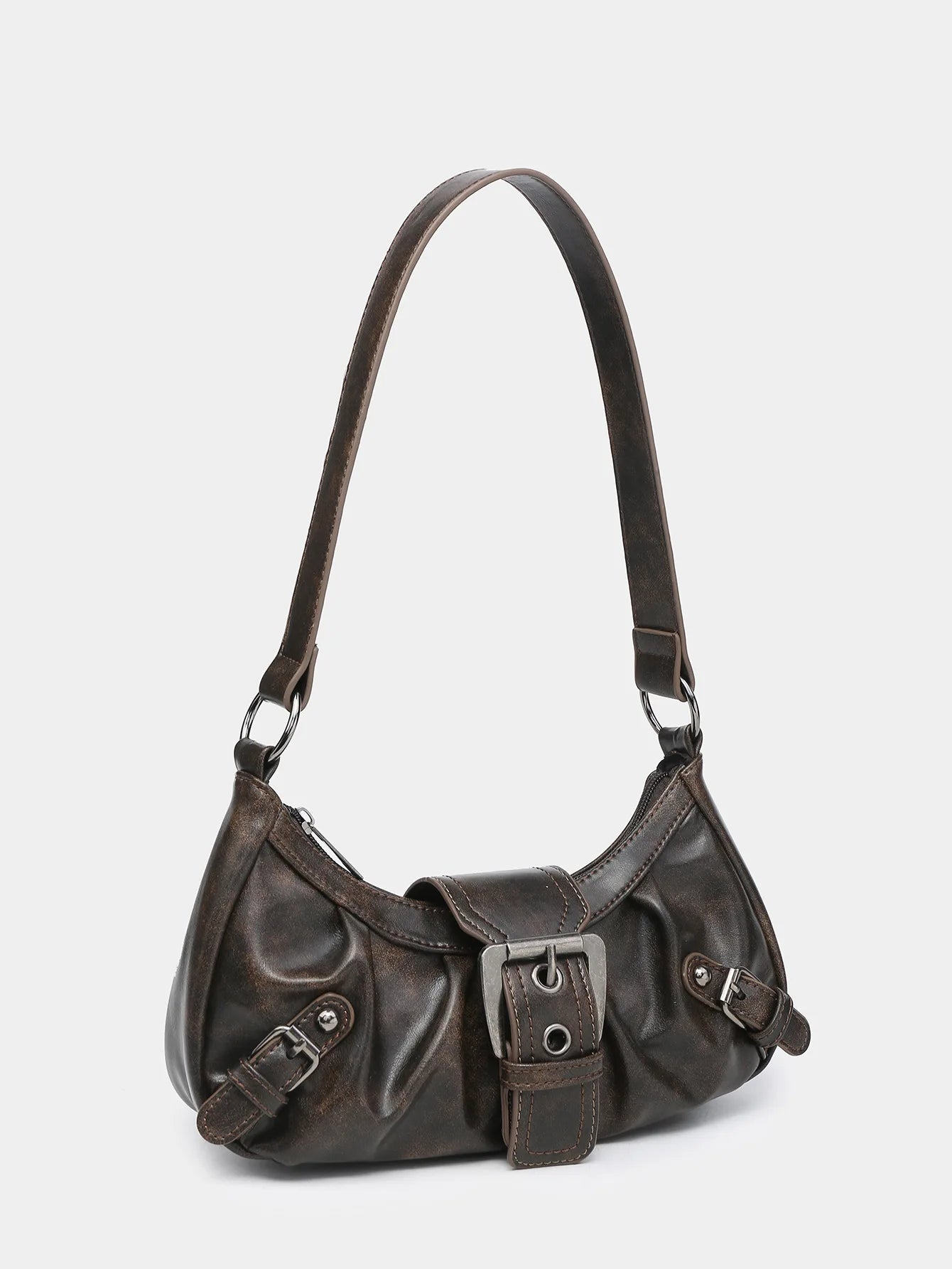 sac baguette marron