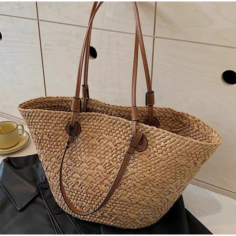 sac d'ete en paille tendance