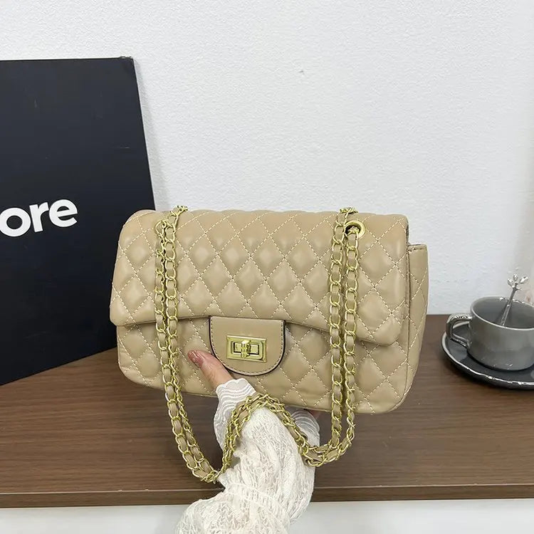 sac bandouliere matelasse beige