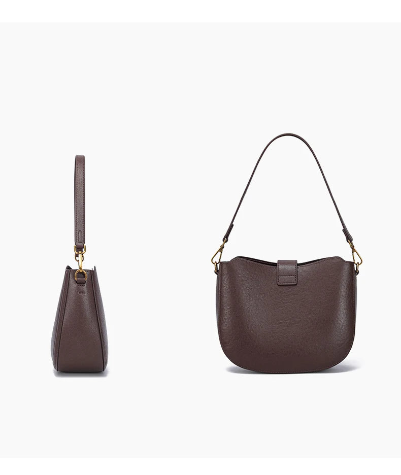 dos du sac porte epaule cuir bordeau