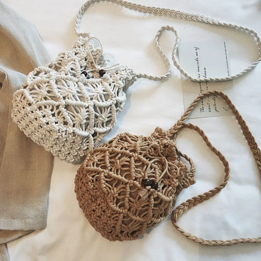 sac bourse crochet en coton
