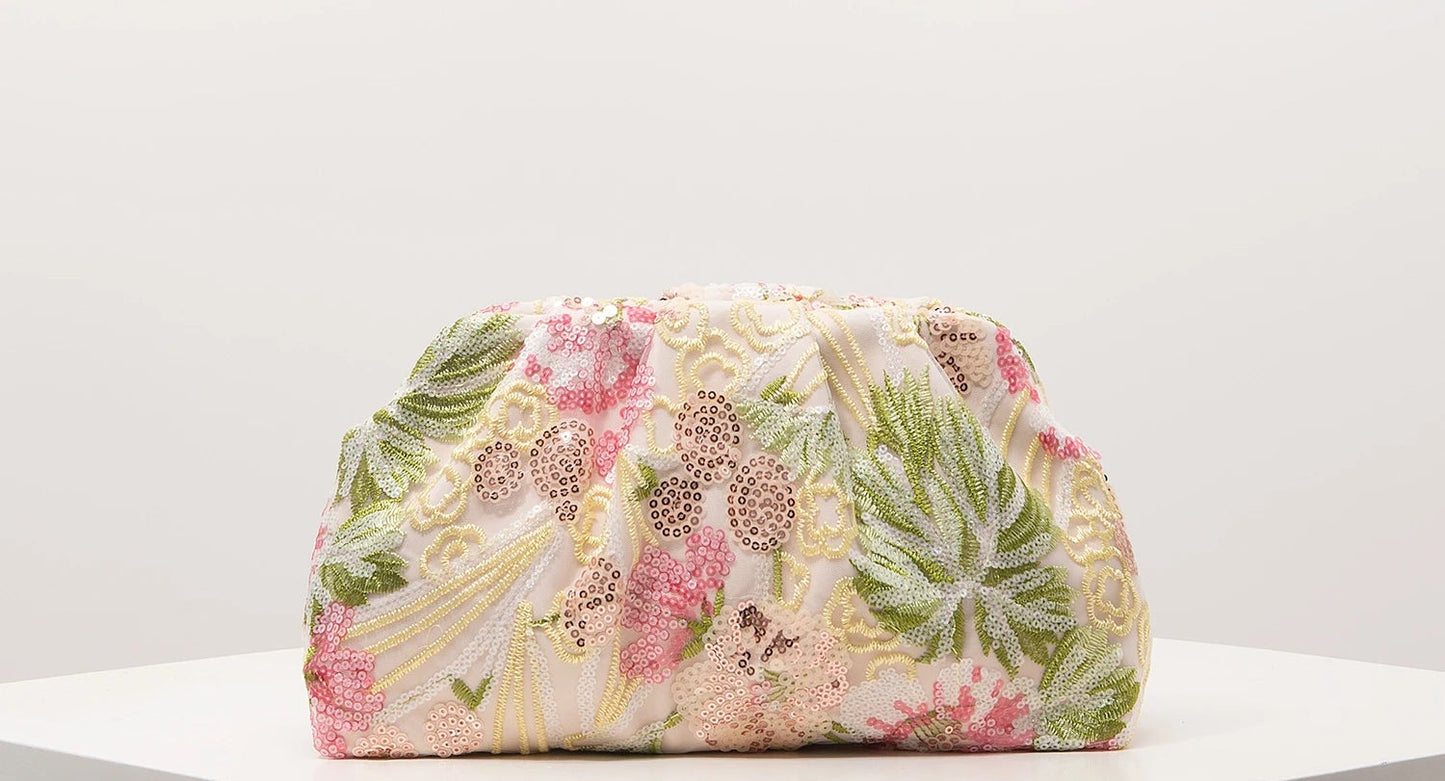 pochette a sequins mariage