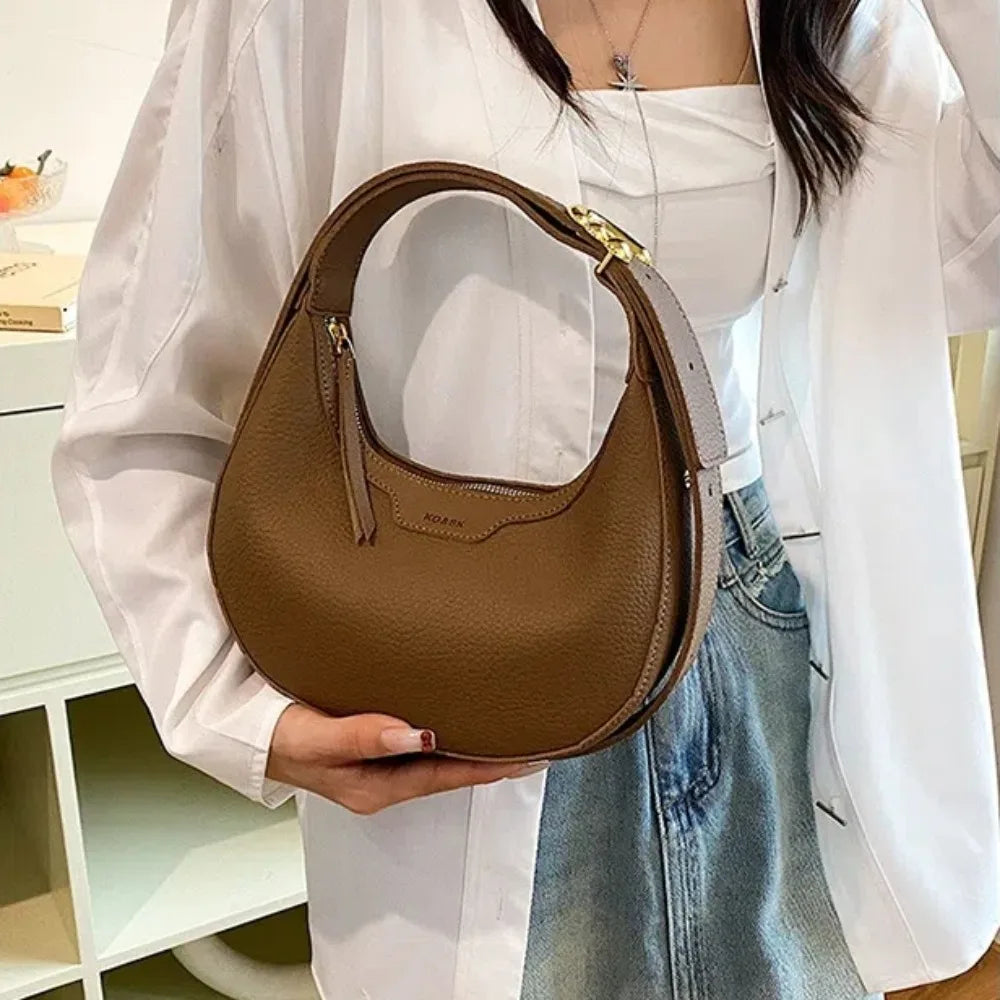 sac a main rond similicuir