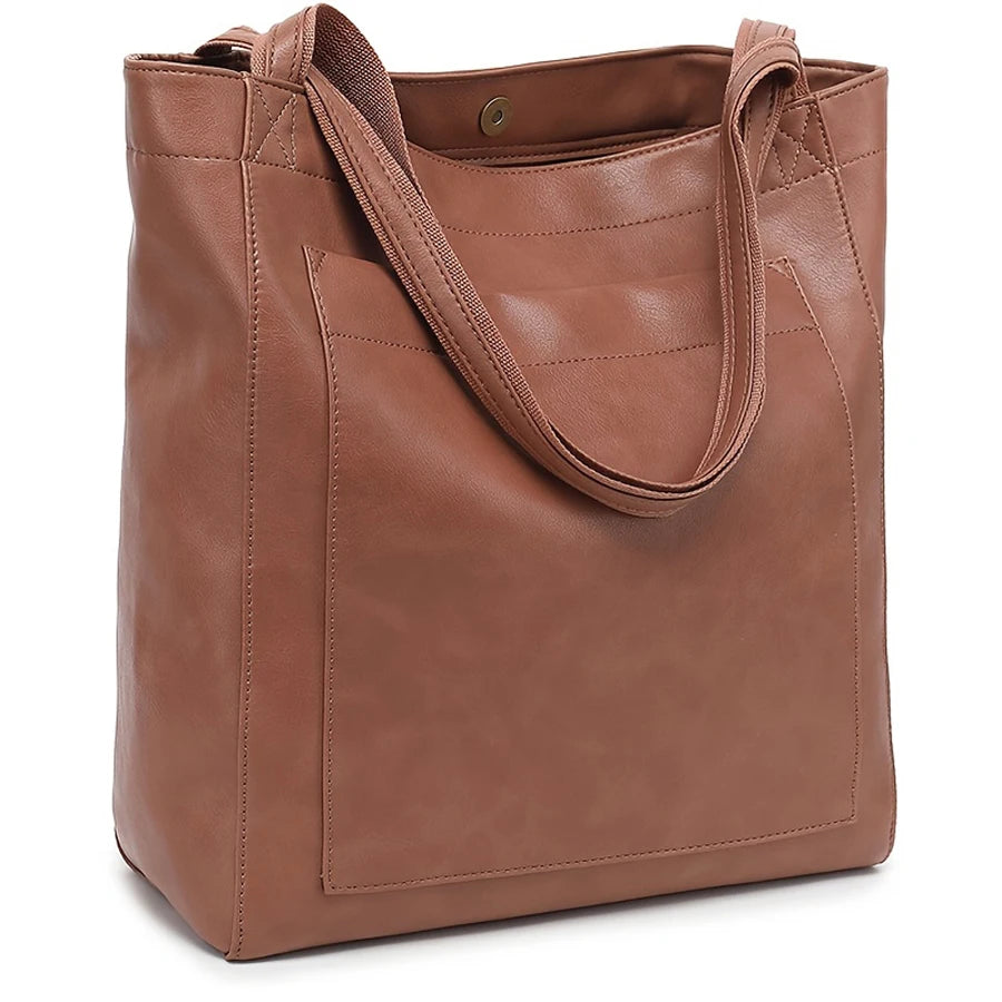 sac a main grand volume en similicuir