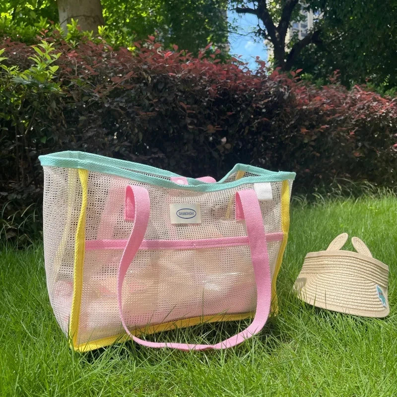 sac de plage grand colore