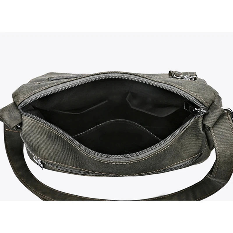 interieur du sac bandouliere fourre tout vintage femme