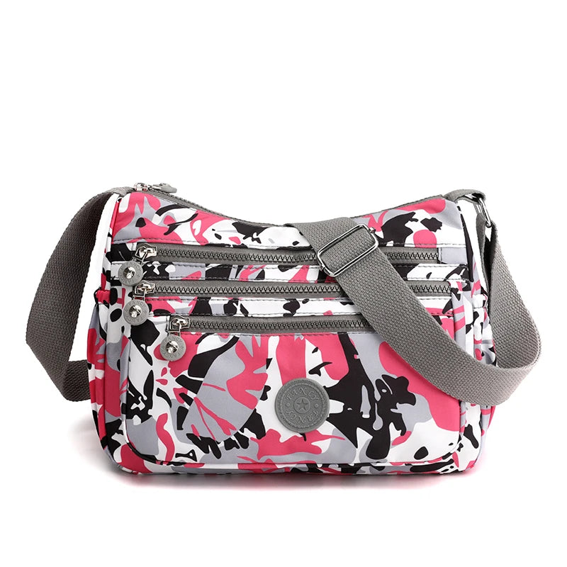 sac bandouliere en nylon camouflage