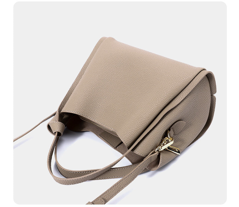 sac a main chic en cuir graine