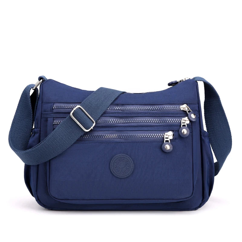 sac bandouliere nylon bleu