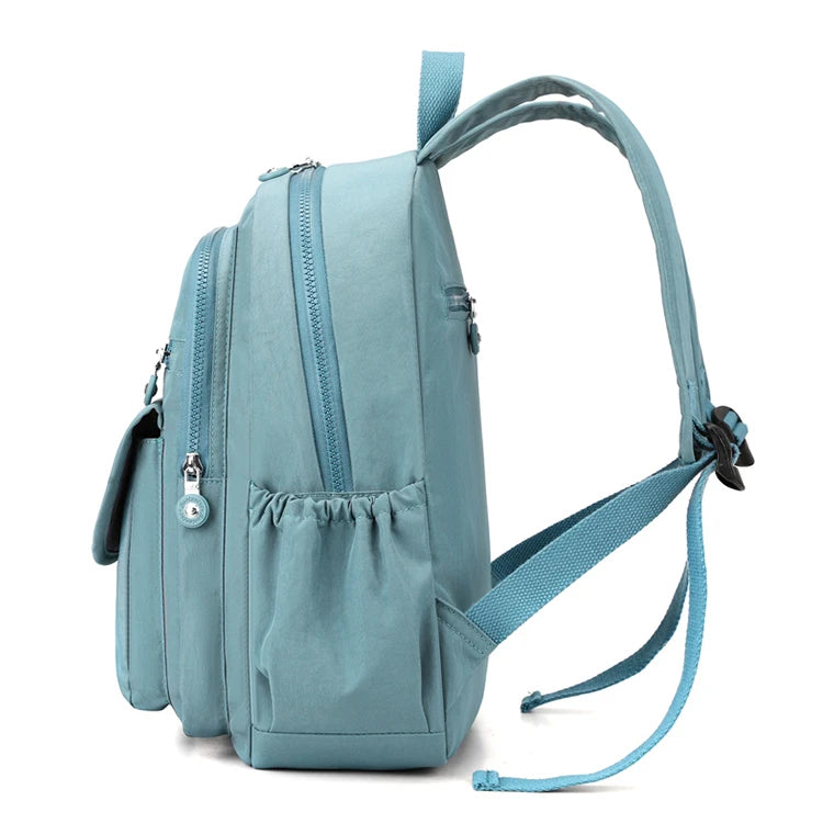 cote du sac a dos femme tissu