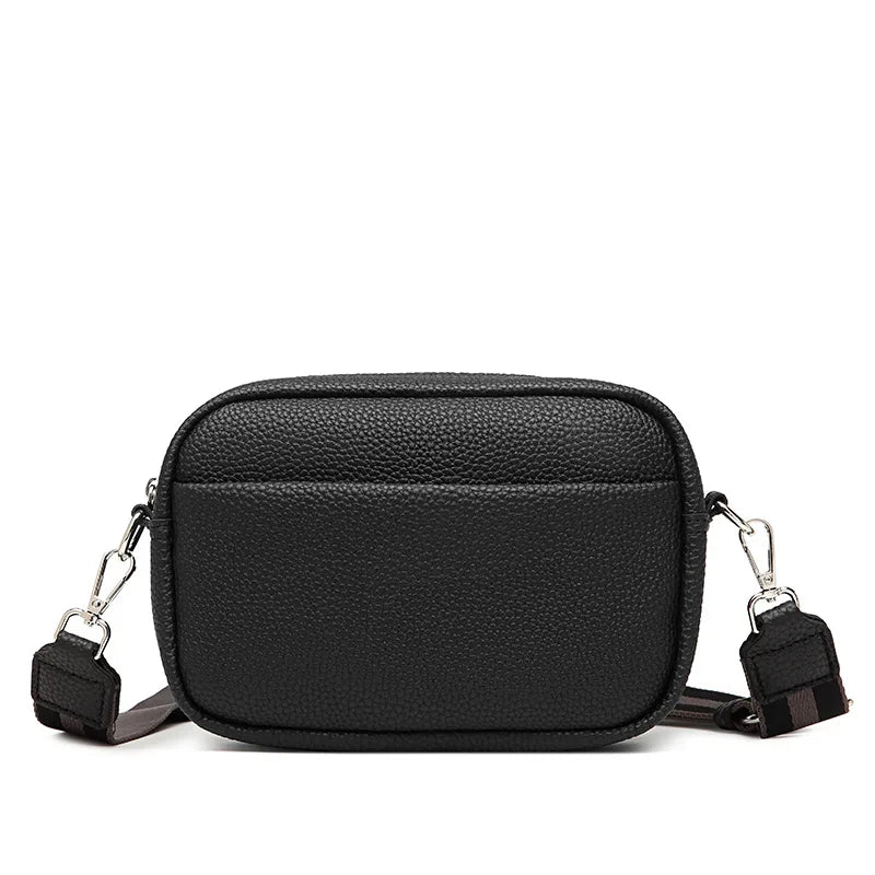 sac bandouliere large sangle noir