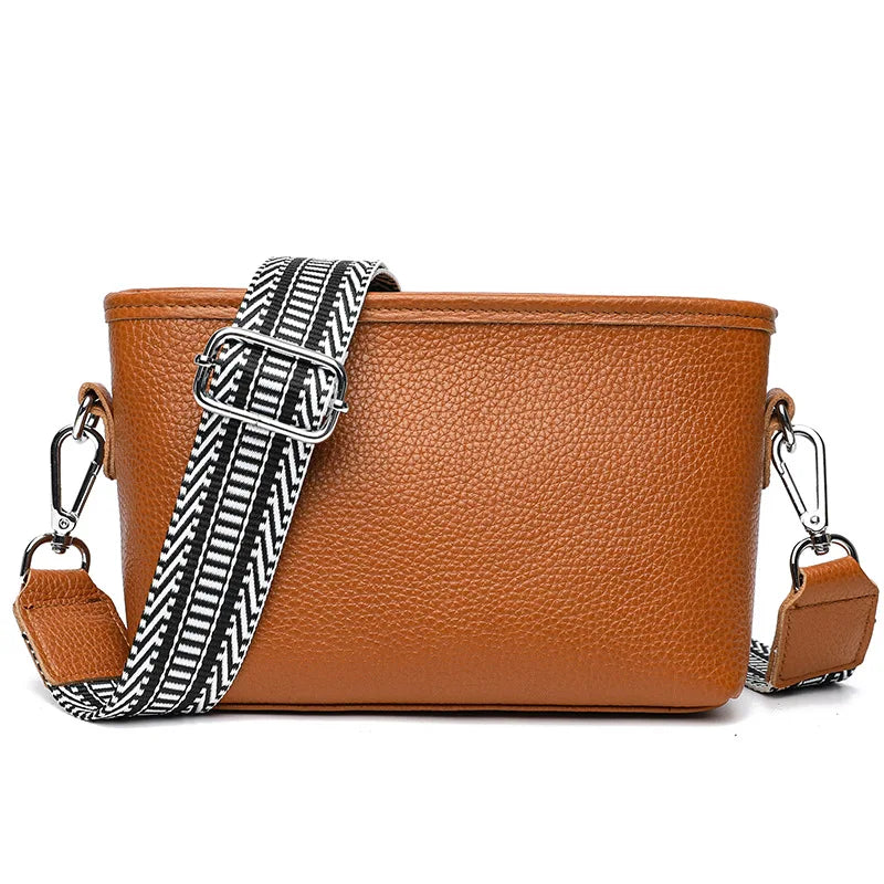 sac bandouliere large camel