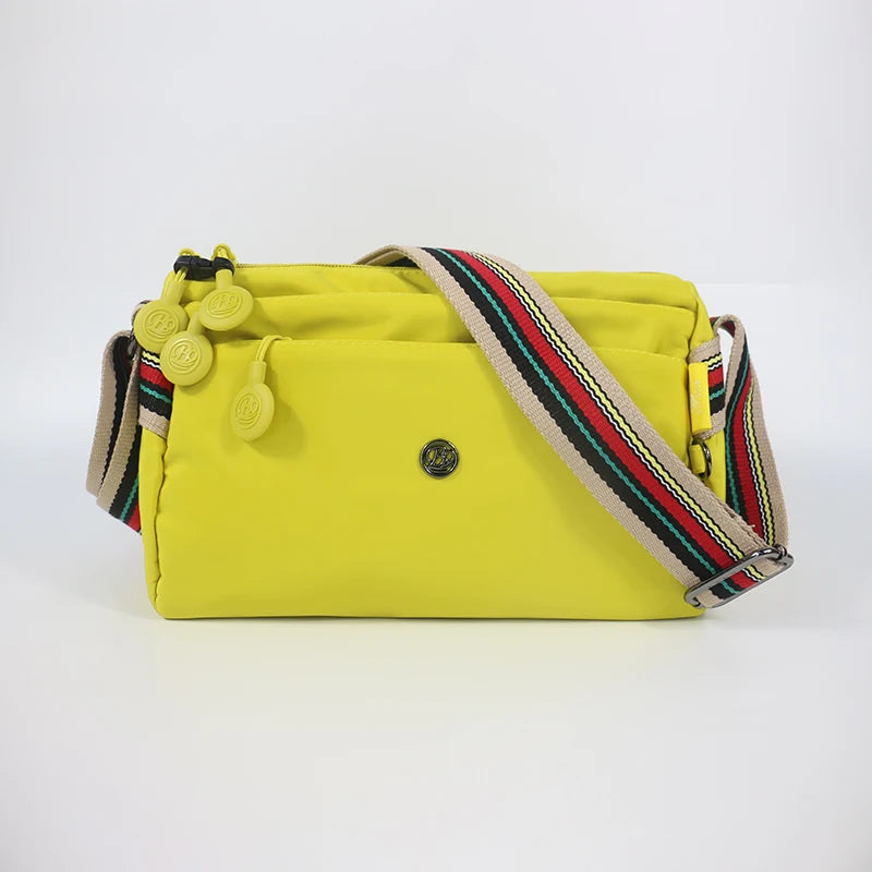 sac banane femme jaune citron