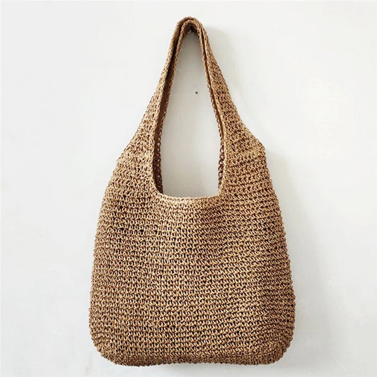 sac de plage chic en paille