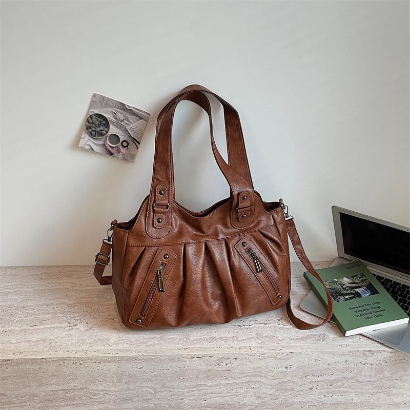 sac porte epaule luxe marorn