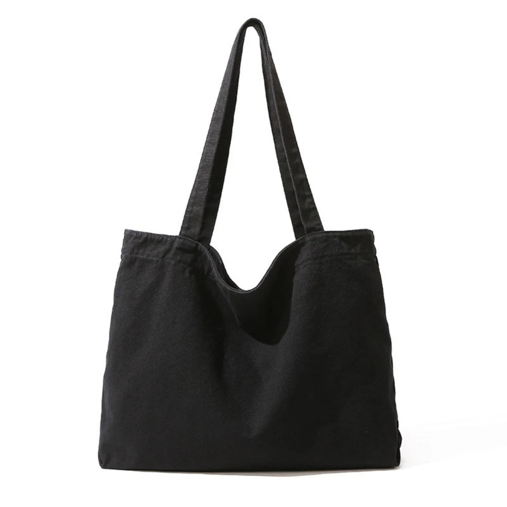 sac cabas en coton epais noir