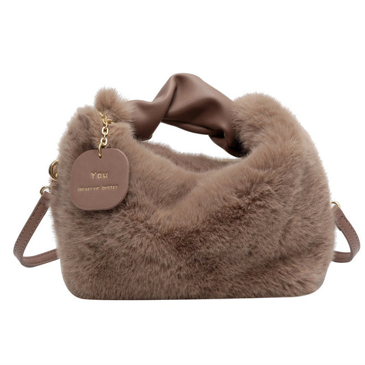 sac bandouliere fourrure
