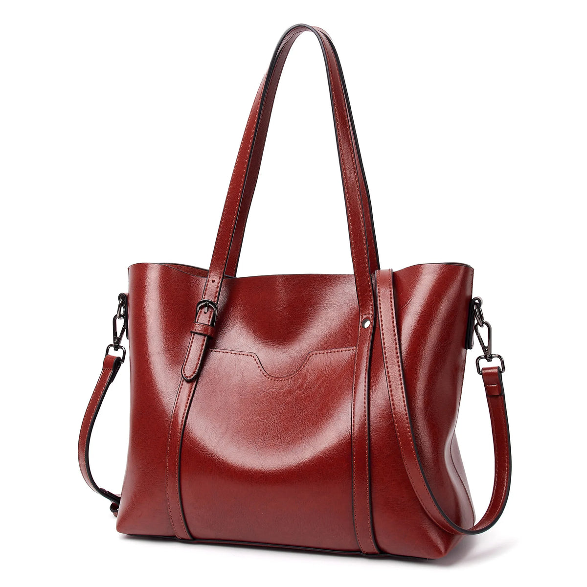grand sac cabas femme rouge