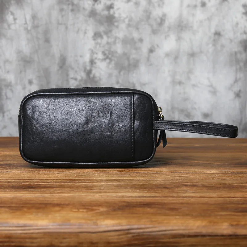 petite pochette homme luxe noir