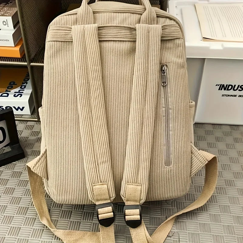 dos du sac a dos en velours