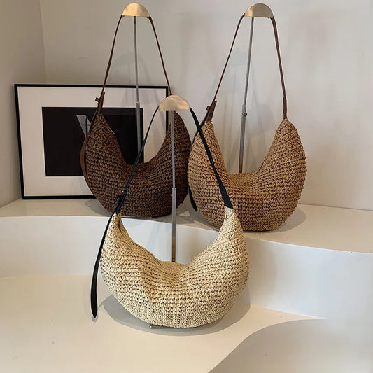 sac banane en paille