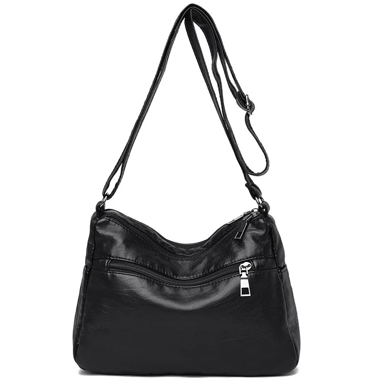 dos du grand sac bandouliere noir tendance