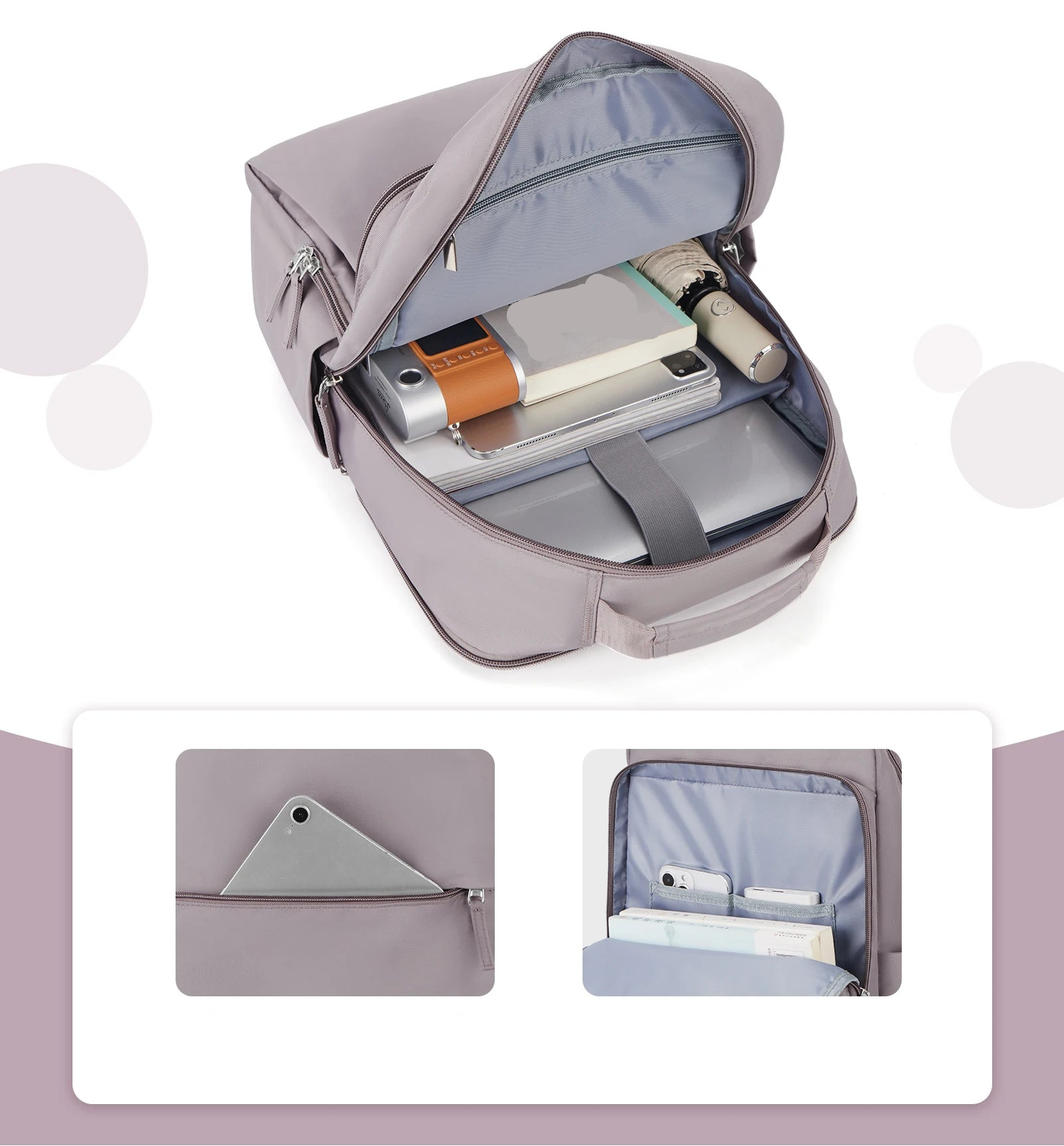 interieur sac a dos en nylon