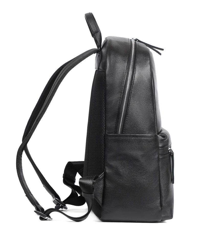 cote du sac a dos en cuir