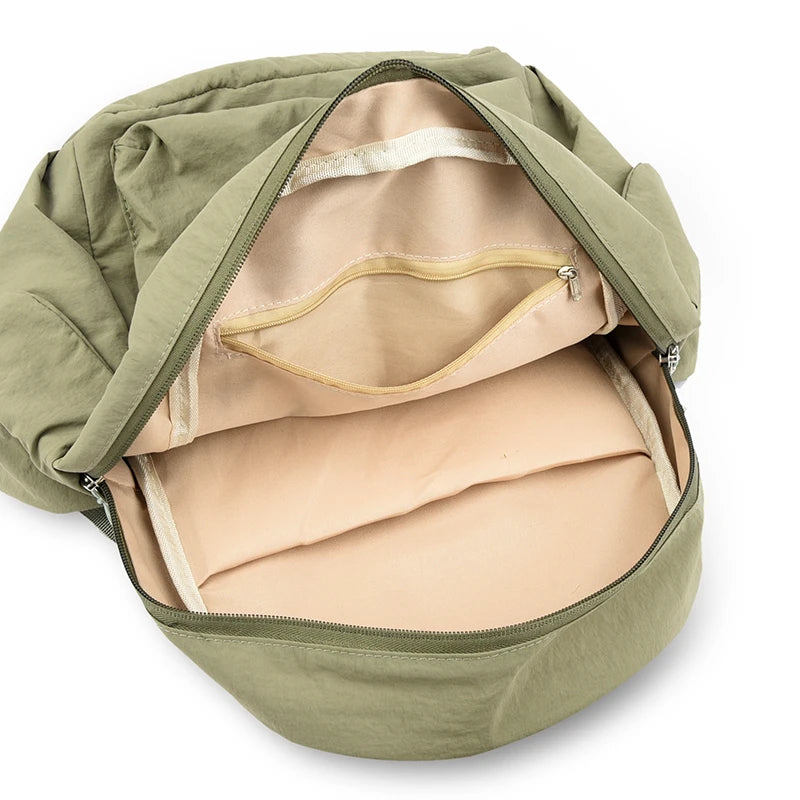 interieur du sac a dos femme ultra leger gris